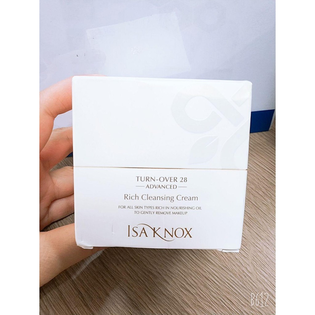 Kem tẩy trang  Isa Knox Turn-over 28 Advanced Rich Cleansing Cream 200ml