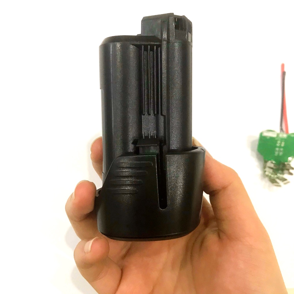 Combo Pin sạc Bosch 10.8v - 12v đóng mới chuẩn 2.5Ah nhận sạc zin thay thế cho máy khoan, bắt vít Bosch