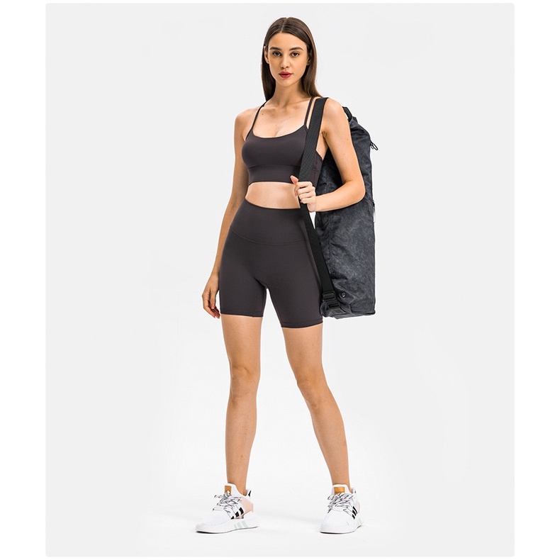 Set áo ngực + quần short tập thể thao thời trang dành cho nữ