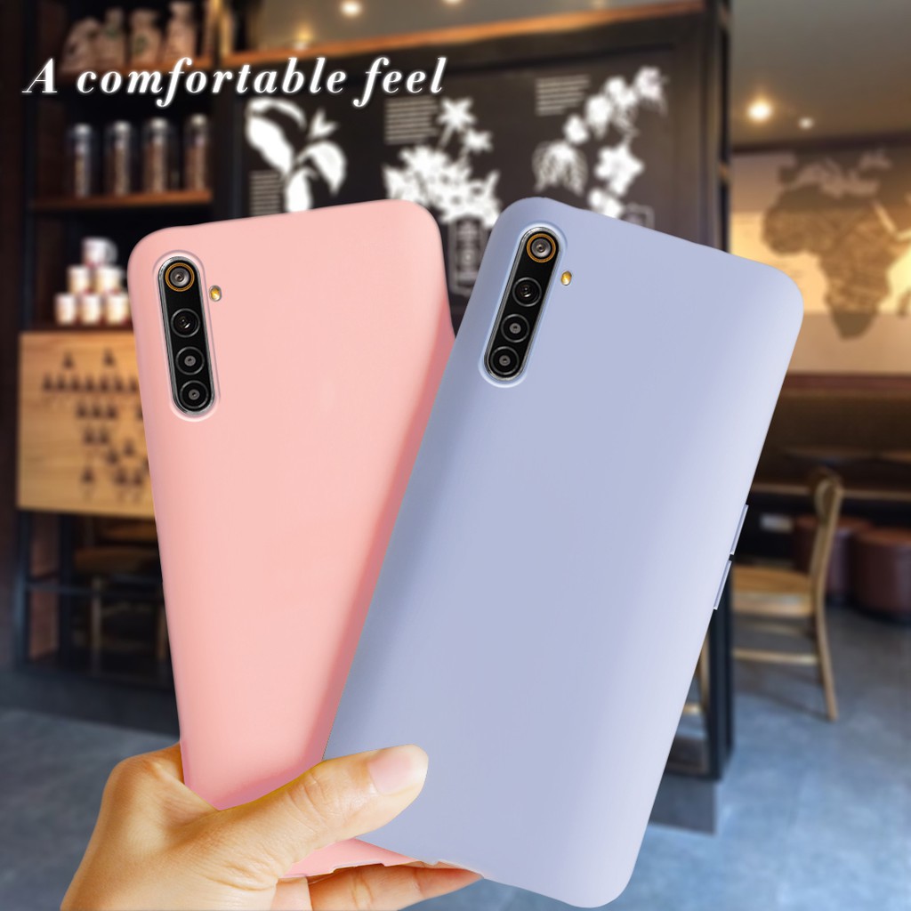 Ốp điện thoại nhựa mềm màu trơn cho Realme6 Realme6I Realme6Pro Realme 6 6i 6pro | BigBuy360 - bigbuy360.vn