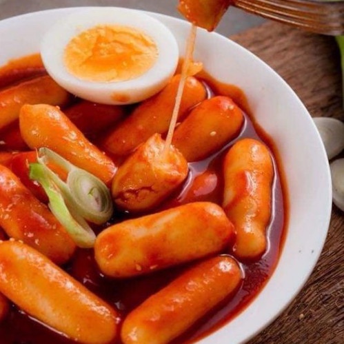 Bánh Gạo Tokbokki Nhân Phô Mai Hàn Quốc 500g
