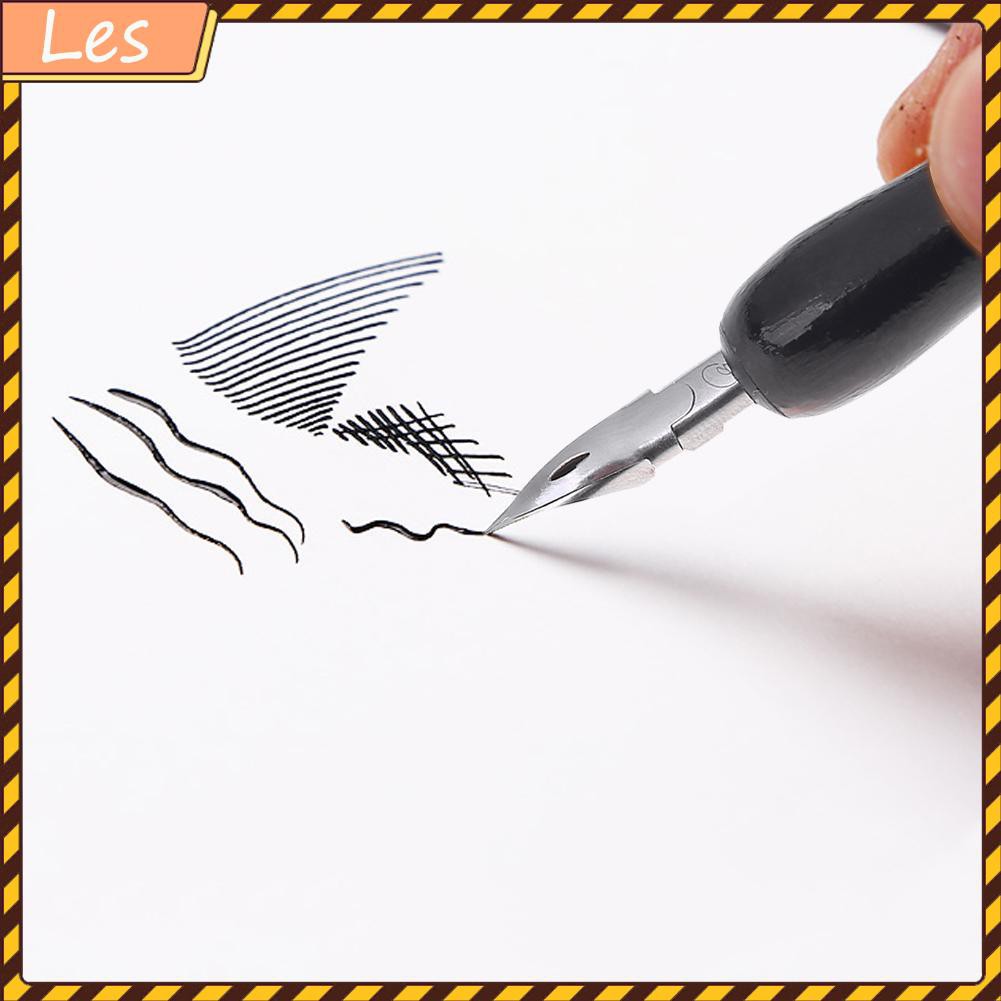 Portable Comic Pen Holders Manga Drawing Cartoon Fountain Pen with Pen Nib