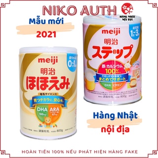 Sữa bột Meiji 800gr sữa lon Meiji số 0 và số 9 hàng Nhật nội địa mẫu mới niko