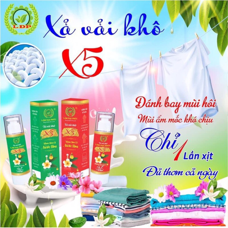 Combo 10 chai xịt nước xã vãi khô X5- Tiện lợi , an toàn -Lâm Đại Phúc (cải tiến Mới)