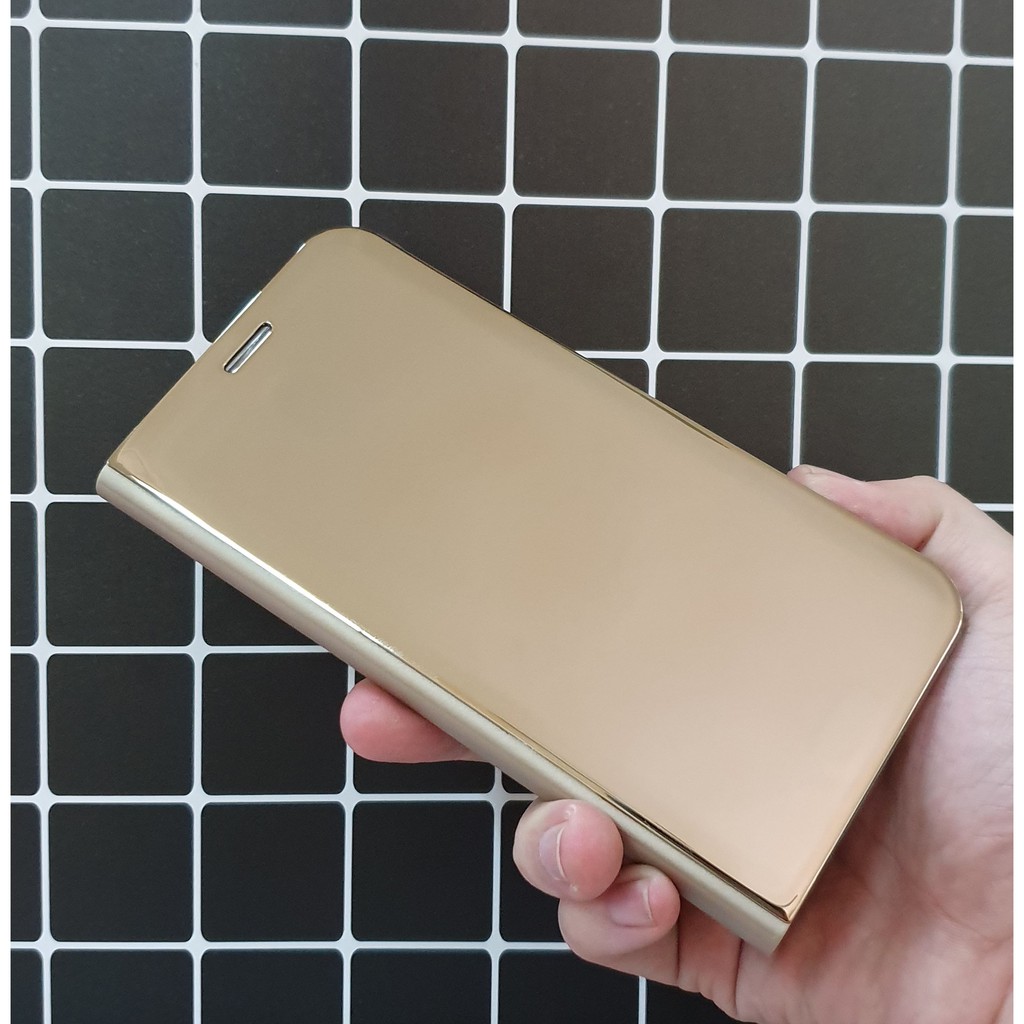 Bao da tráng gương Samsung A8/ A8 plus 2018 - Pk333