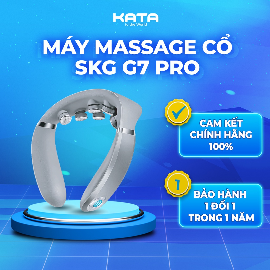 Máy Massage Cổ SKG G7-Pro công nghệ xung điện kết hợp massage vật lý giúp giảm đau mỏi cổ vai gáy| KATA TECHNOLOGY