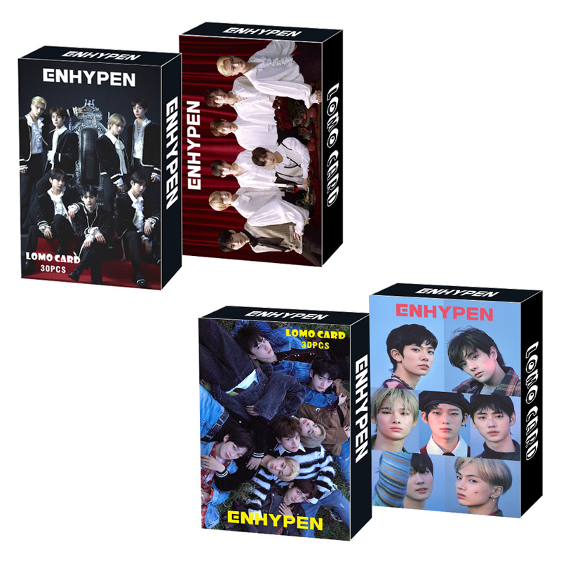 ENHYPEN Album Photocard Lomo Card Bưu thiếp Kpop 30 cái / hộp