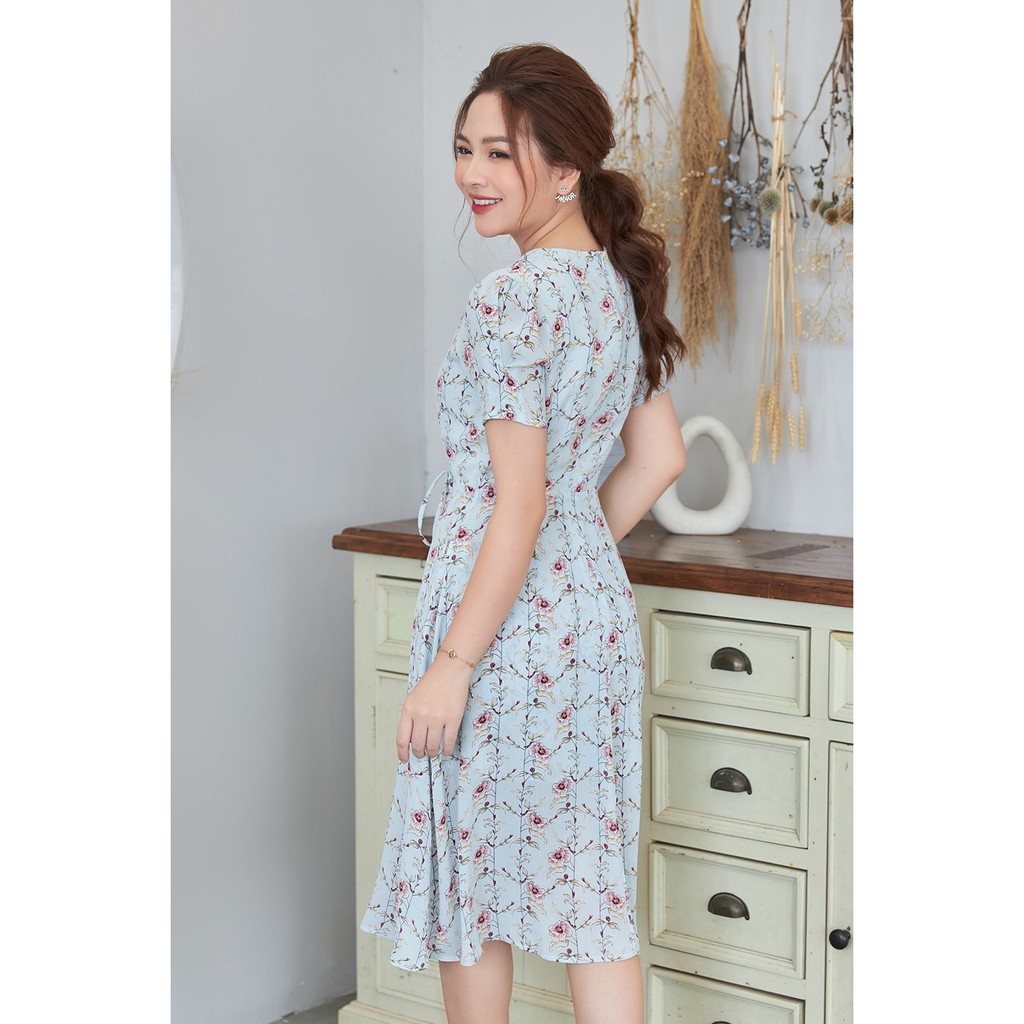 Đầm xòe ngắn tay xẻ 1 bên DEA0313 - 20Again | BigBuy360 - bigbuy360.vn