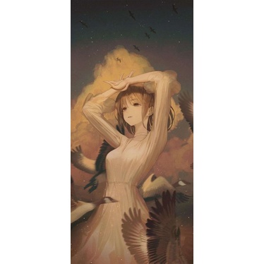 Bộ Tranh Đính Đá 5d Họa Tiết Cô Gái Anime Độc Đáo Kích Thước 30x40cm Diy Dùng Trang Trí Nhà Cửa