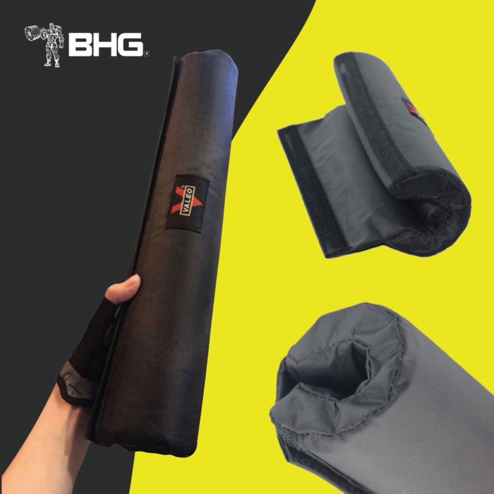 ❤️Xả Kho❤️ Đệm Lót Hỗ Trợ Gánh Tạ Squats, Bọc lót gánh tạ Squat ĐenSport size 43 x 8cm
