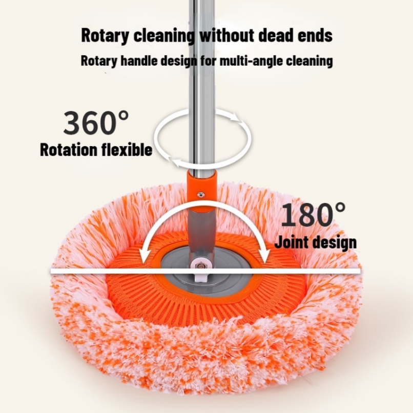 180cm Cây Lau Nhà Gắn Trần Nhà Hình Hoa Hướng Dương Đa Năng Tiện Dụng Tròn Hình Hoa Hướng Dương Đầu xoay kính thiên văn có thể điều chỉnh Khăn lau vải có thể tháo rời cho Quạt trần Tủ tường sạch