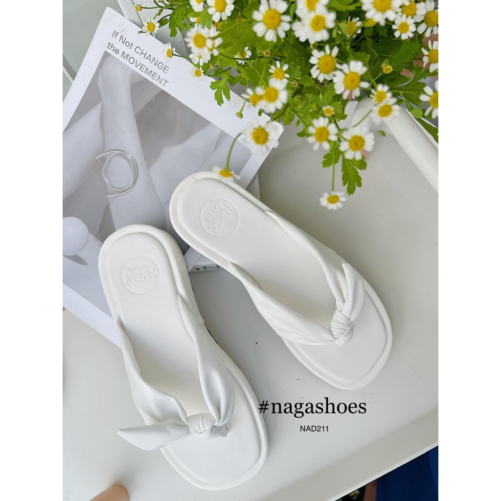 DÉP KẸP NAGASHOES QUAI GÚT 4CM NAD211