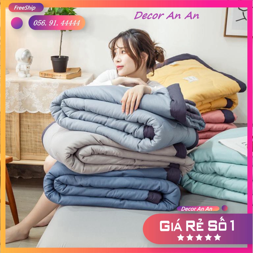 ⚡️⚡️Chăn hè cotton ZaRa đũi trơn nhiều màu hàng nhập khẩu cao cấp Mềm mại,cực mát,không bị xù lông m8x2m2.⚡️⚡️