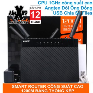 🔥10.10🔥Tenda AC9 Thiết Bị Phát Wifi Công Suất Cao USB 1200M Game Streaming