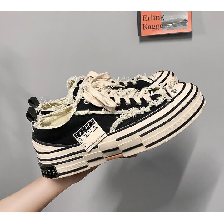 Giầy thể tham nam nữ sneaker xVESSEL đế gỗ siêu hạng