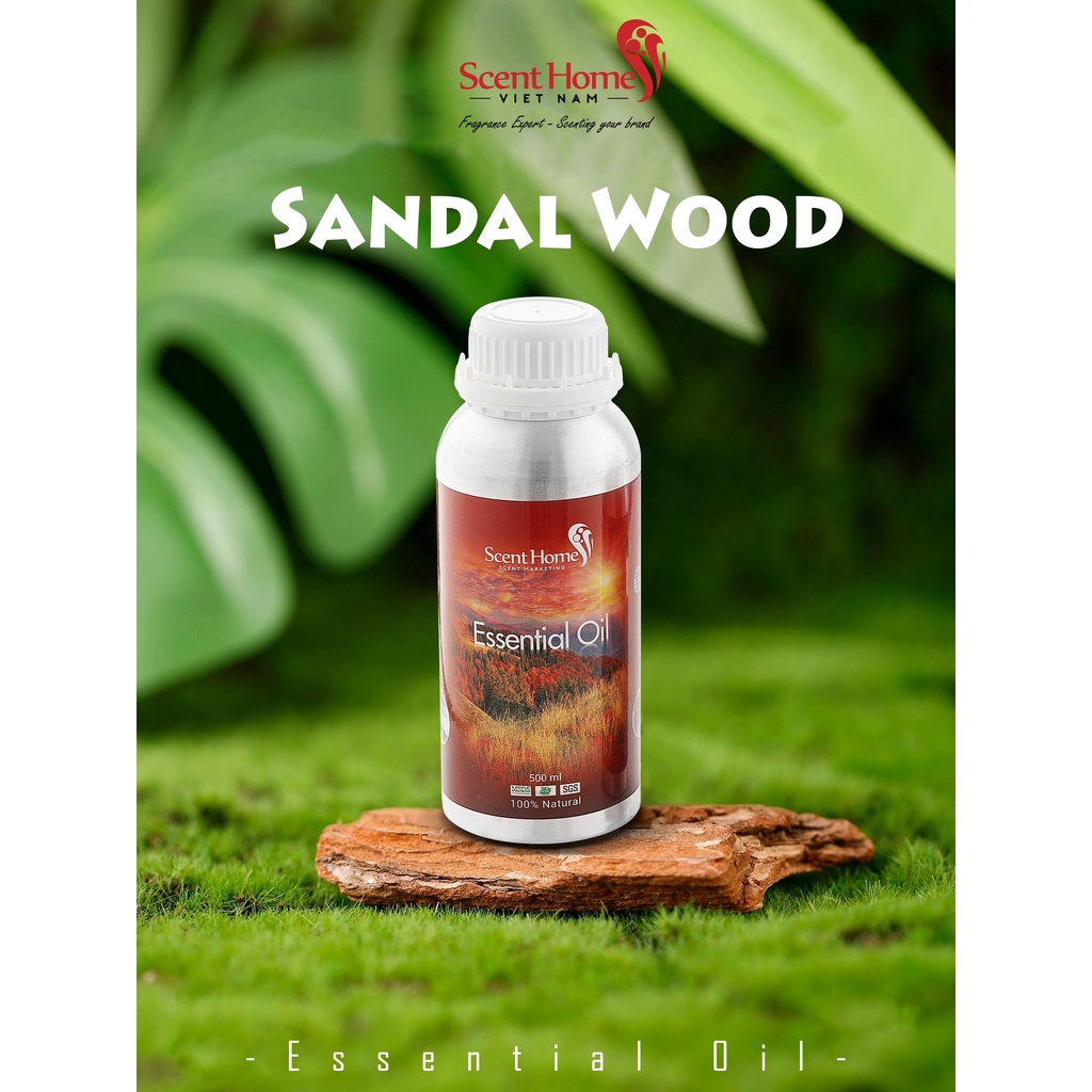 [Chính hãng] Tinh dầu Sandal wood - Scent Homes (Sandal Wood - 50ml,100ml,250ml)