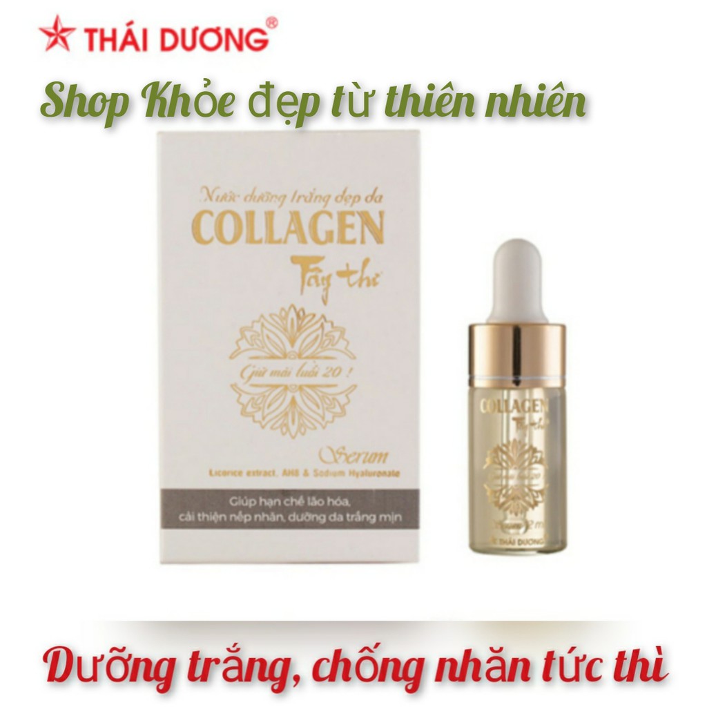 Serum chống nhăn tức thì Collagen Tây Thi - lọ 12ml - dưỡng trắng, chống nhăn - Sao Thái Dương