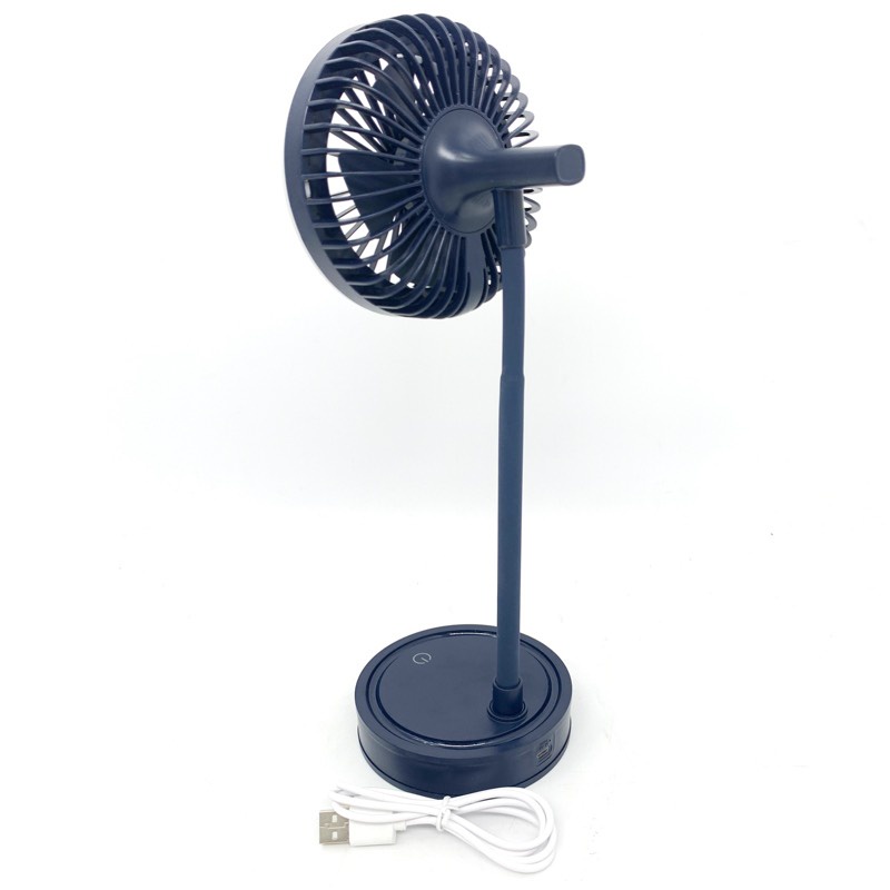 Quạt đứng thân dài để bàn tốc độ cao, kiêm đèn ngủ, đèn led phát sáng