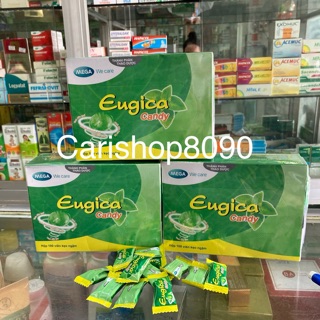 Kẹo eugica -giảm đau rát họng,hàng cty hoá đơn nhà thuốc