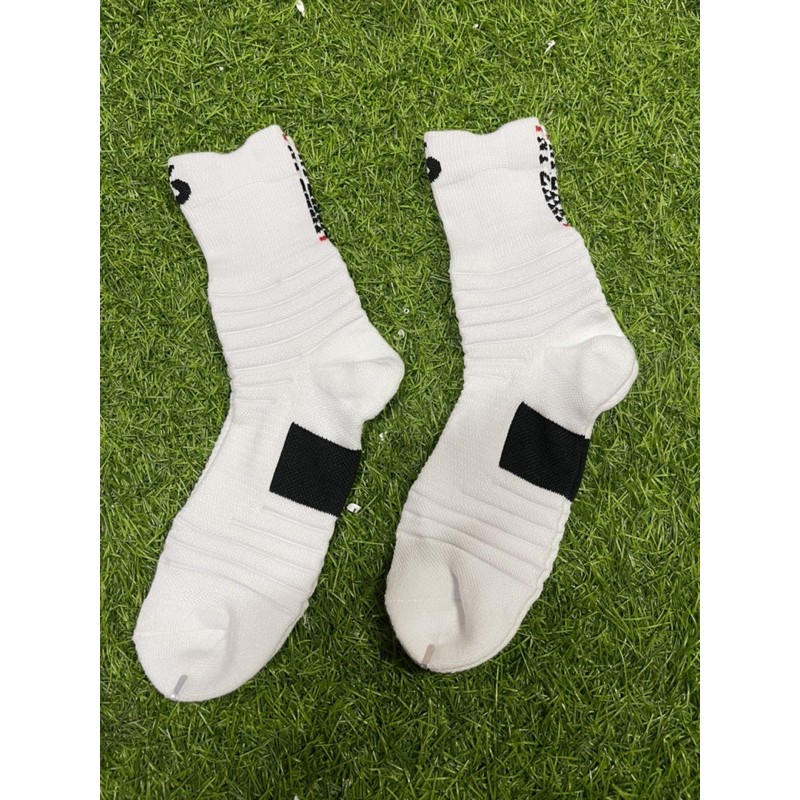 Tất chống trơn 6Sport Hàng VNXK cao cấp màu trắng cổ cao