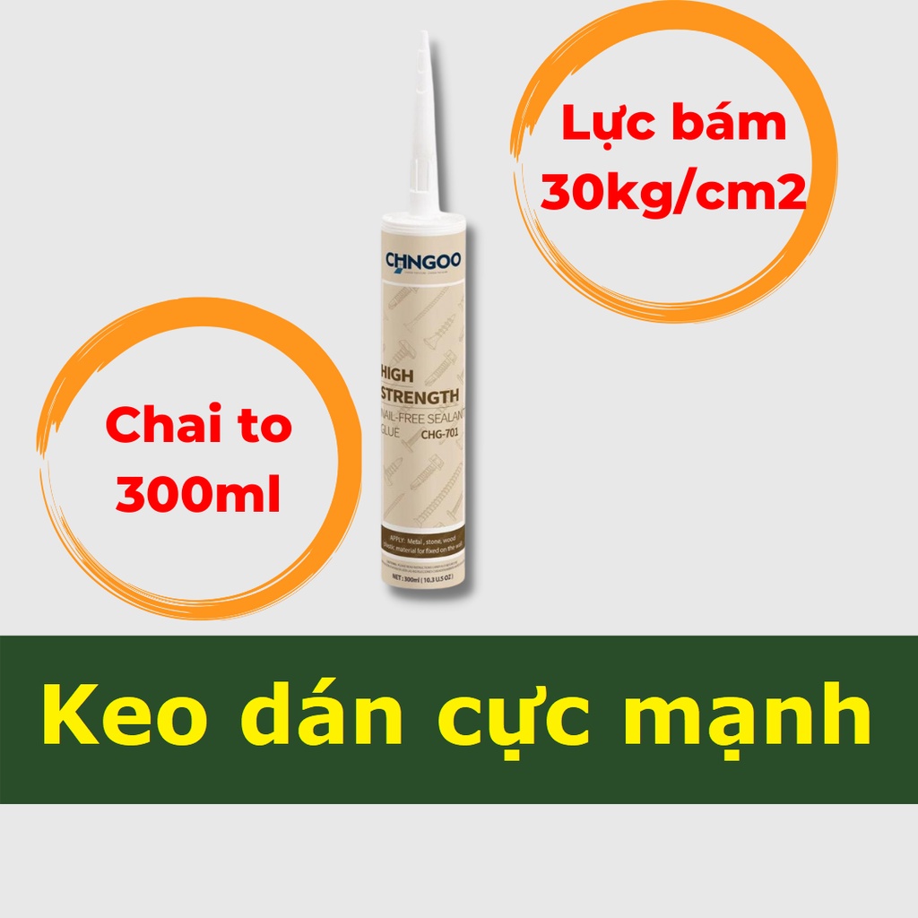⚡️𝐅𝐑𝐄𝐄 𝐒𝐇𝐈𝐏⚡️ Keo dán cực mạnh 𝗖𝗛𝗡𝗚𝗢𝗢 - Keo dán đa năng trên mọi chất liệu