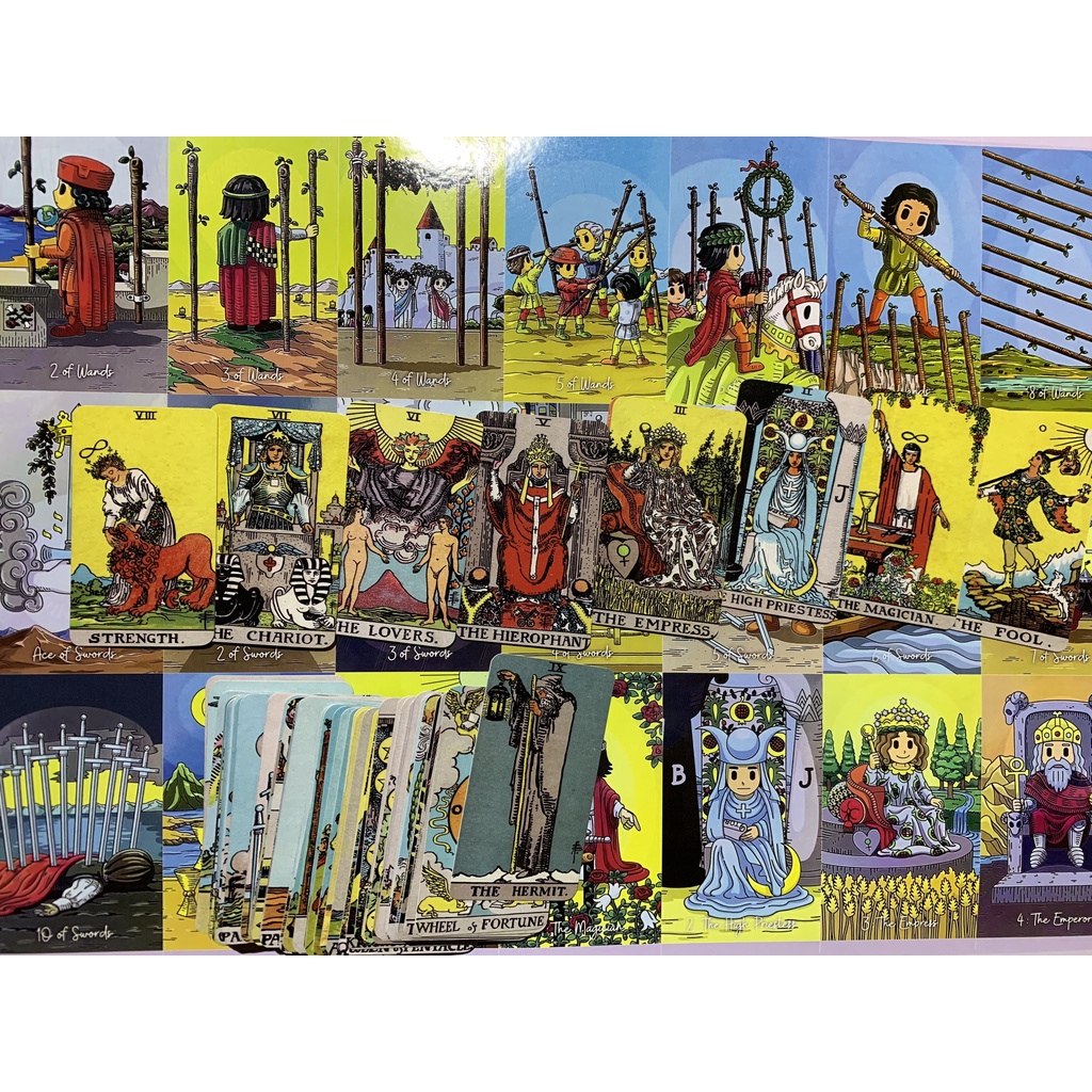 Bộ bài Smith Tiny Tarot Handmade