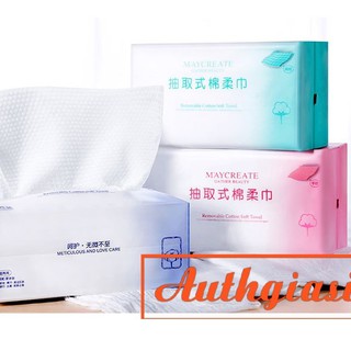 Khăn giấy tẩy trang đa năng Maycreate Removable Cotton Soft Towel
