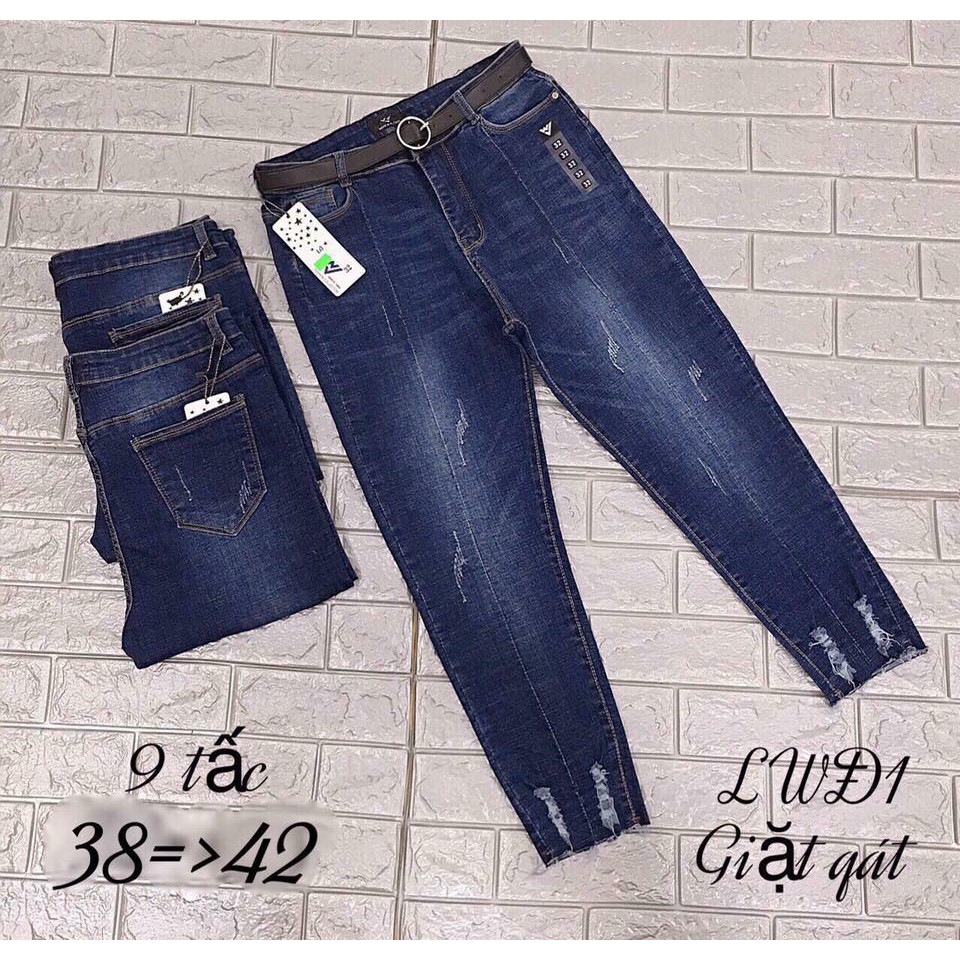 quần jean bigsize 9 tấc gân giữa