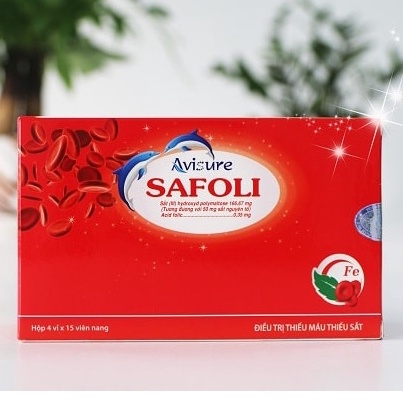 AVISURE SAFOLI – Thuốc sắt chuyên biệt cho phụ nữ mang thai, giúp bổ sung sắt trong thời kì mang thai (30 viên &amp;60 viên)