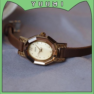 JULIUS Đồng hồ đeo tay ja-628 dây mỏng đính đá pha lê sang trọng c thumbnail