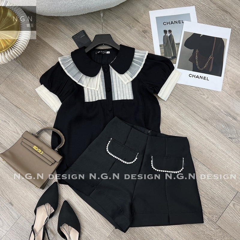 Sét tacta áo phối dập li