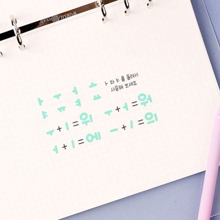 Sticker chữ hàn quốc hangul trang trí toploader