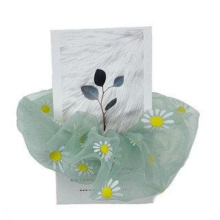 Sét 5 Scrunchie hoa cúc - Phụ kiện tóc