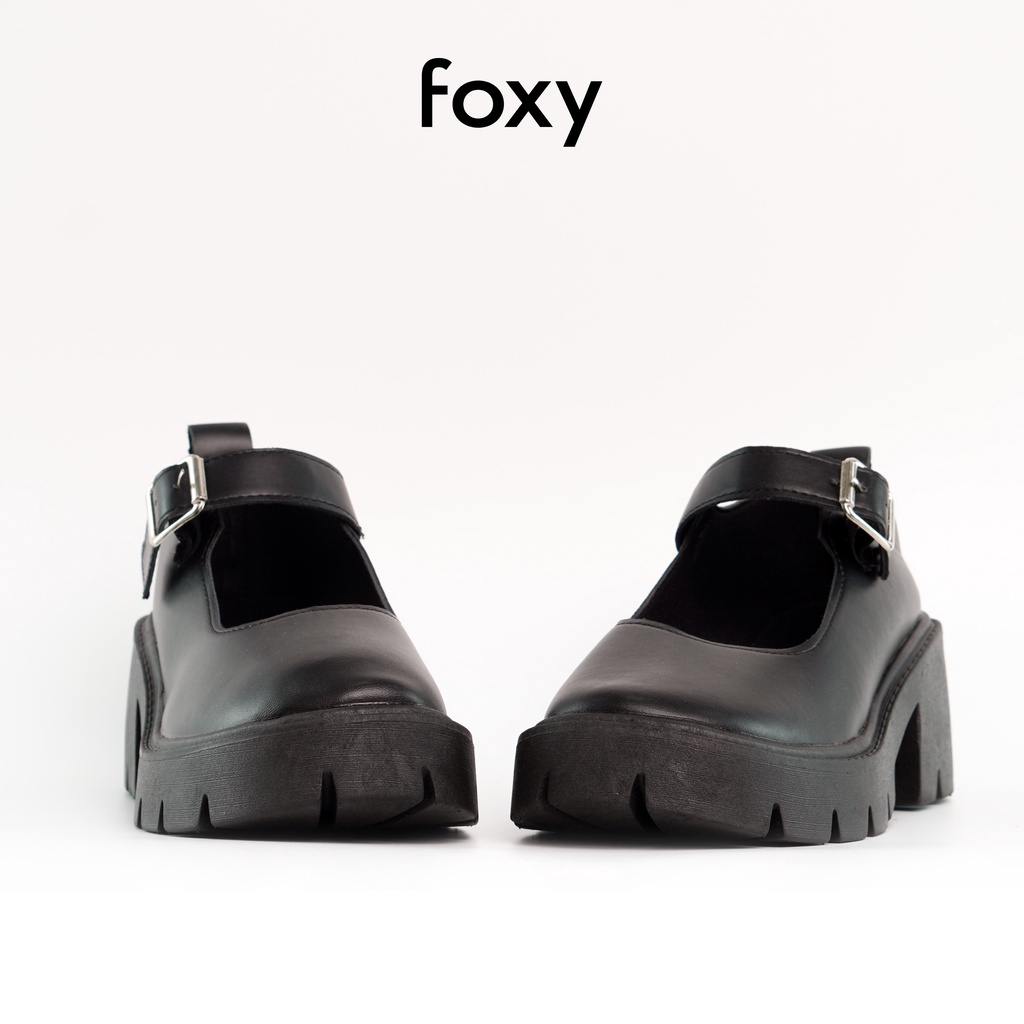 Giày Marry Jane FOXY Đế Cao 5cm Quai Ngang Lolita Phong Cách Ulzzang - FOX037