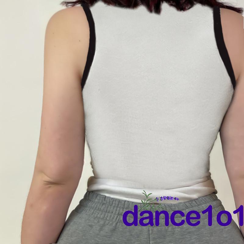 Áo sát nách cổ vuông in họa tiết nghệ thuật thời trang mùa hè cho nữ