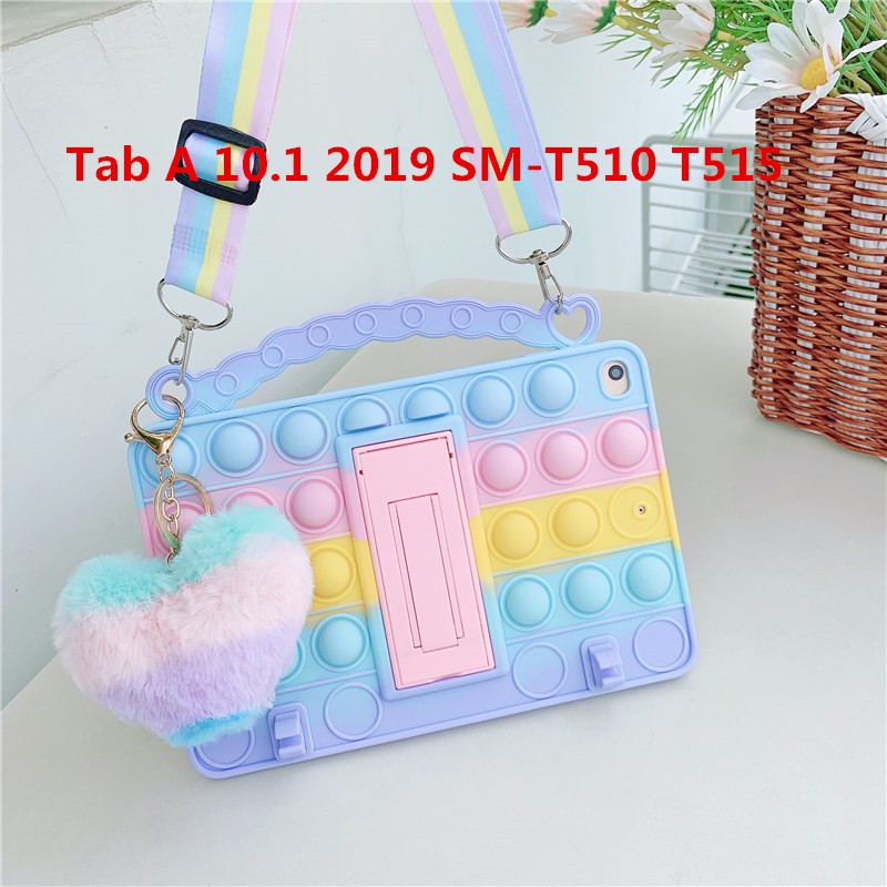 Ốp máy tính bảng silicon mềm hình hoạt hình cho SAMSUNG GALAXY TAB A 10.1 2019 SM-T510 T515