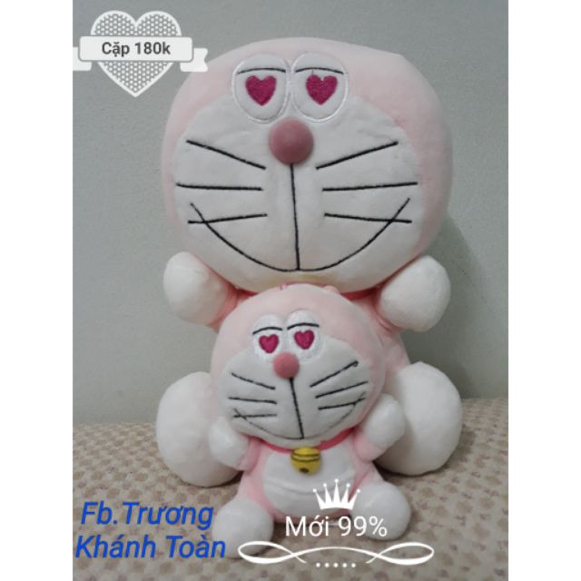 Cặp Doreamon màu hồng mới 99% - 180k sale còn 140k💟