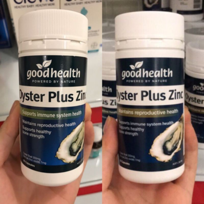 Tinh chất hàu Úc Oyster Plus Zinc Goodhealth 60 viên
