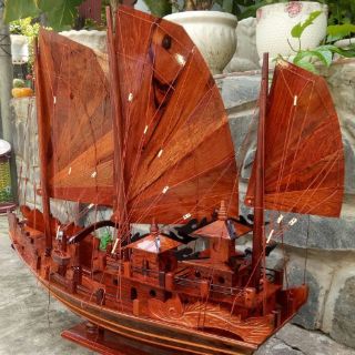 Thuyền gỗ hương ngang 60cm
