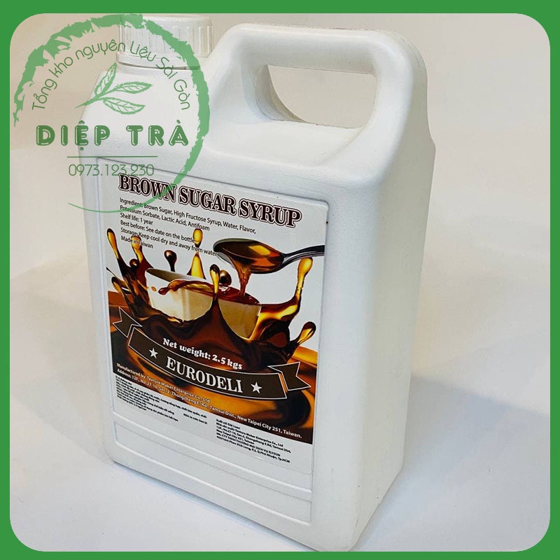 Siro Đường Đen Đài Loan EuroDeli 2,5kg