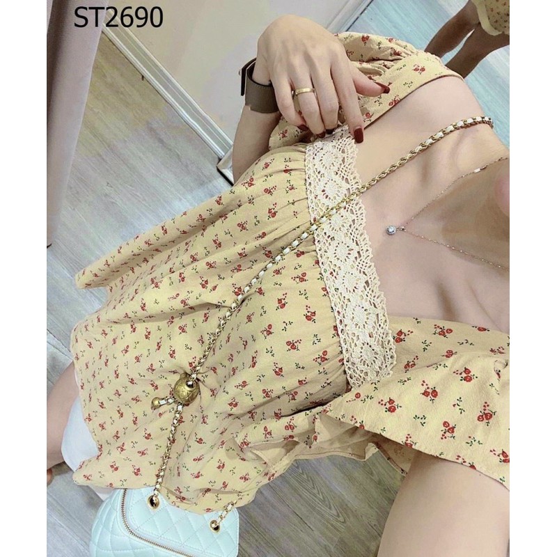 Set hoa nhí phối ren + quần | BigBuy360 - bigbuy360.vn