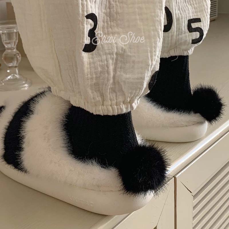 Dép Bông Đi Trong Nhà Hình Gấu Trúc Dễ Thương