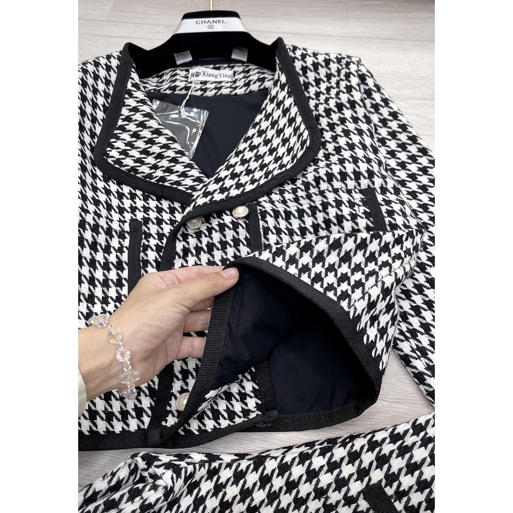 et dạ TWEET 2 chi tiết xanh ngọc hàng thiết kế- Áo vest croprop | BigBuy360 - bigbuy360.vn