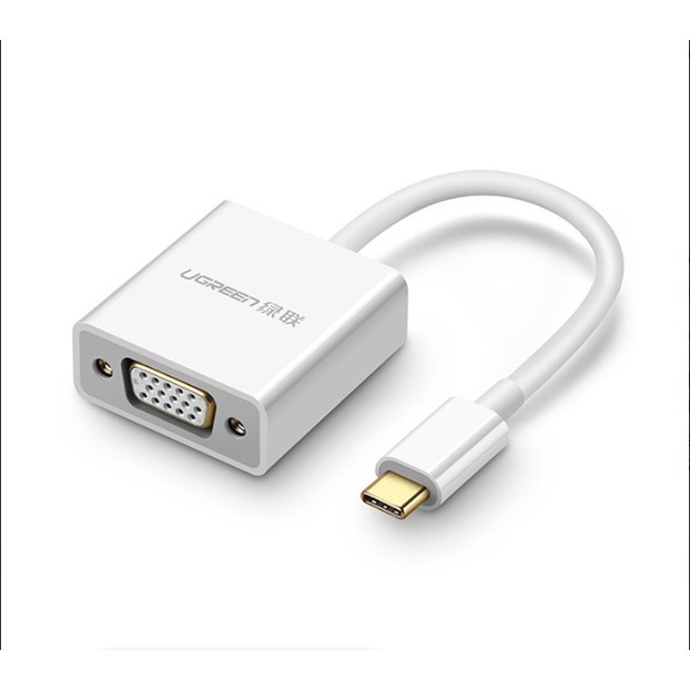 Bộ Chuyển USB Type-C to VGA Đầu ÂM chính hãng Ugreen 50511