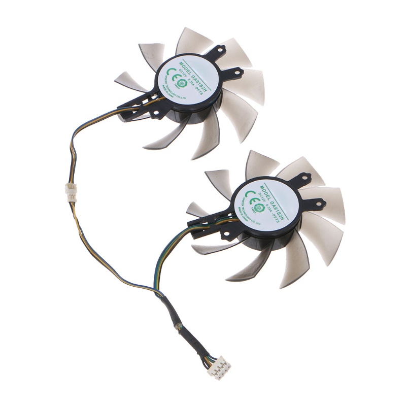 Quạt Tản Nhiệt Thẻ Đồ Họa 2 Cái GA91S2H VGA 4Pin 12V 0.35A Cho Gigabyt