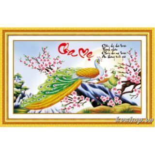 TRANH THÊU CHA MẸ