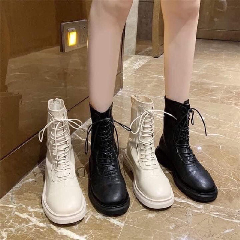 BỐT DA CAO CỔ PHONG CÁCH HÀN QUỐC ĐẾ MỀM ÊM CHÂN | BigBuy360 - bigbuy360.vn