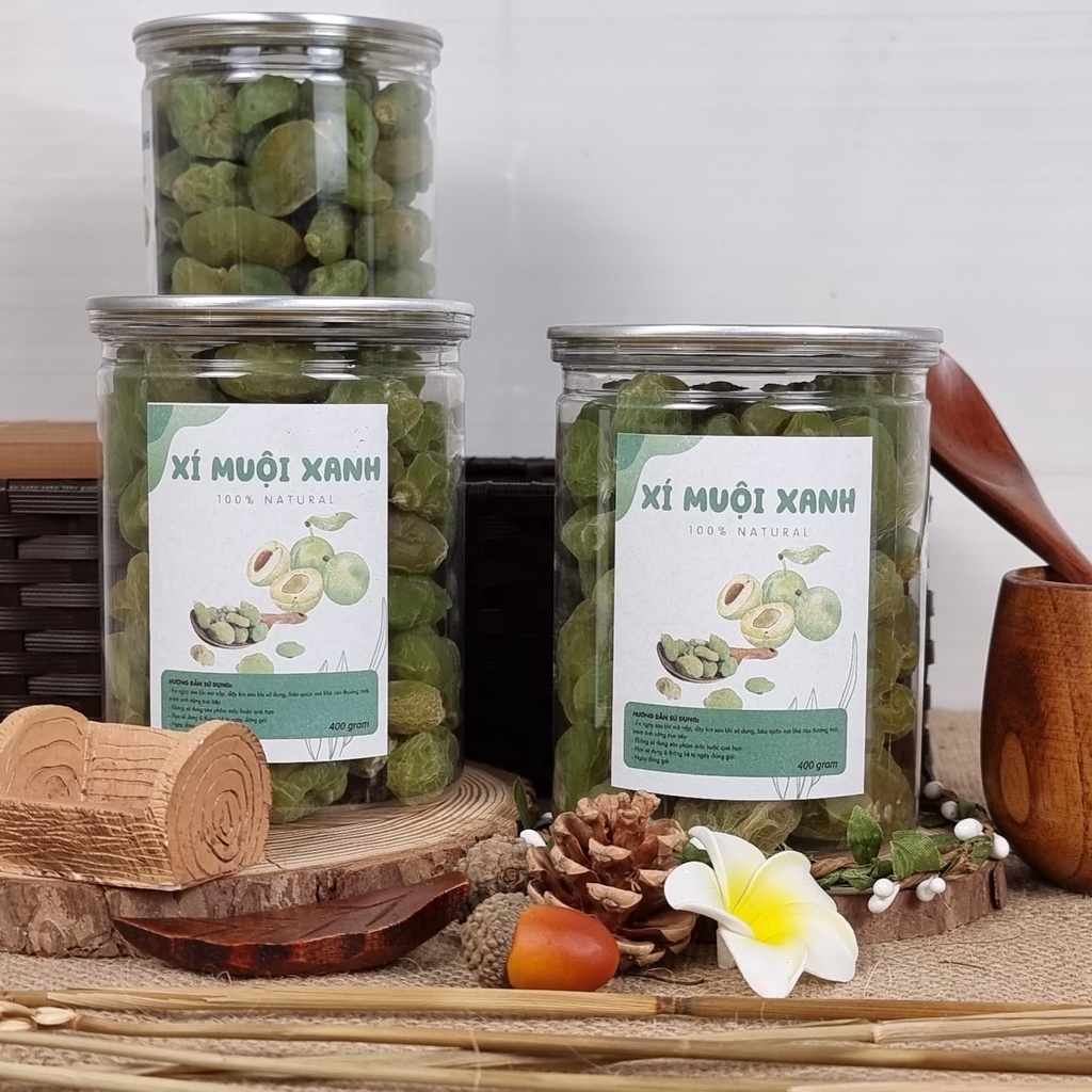 Xí Muội Xanh - Hủ pét 540ml 400g