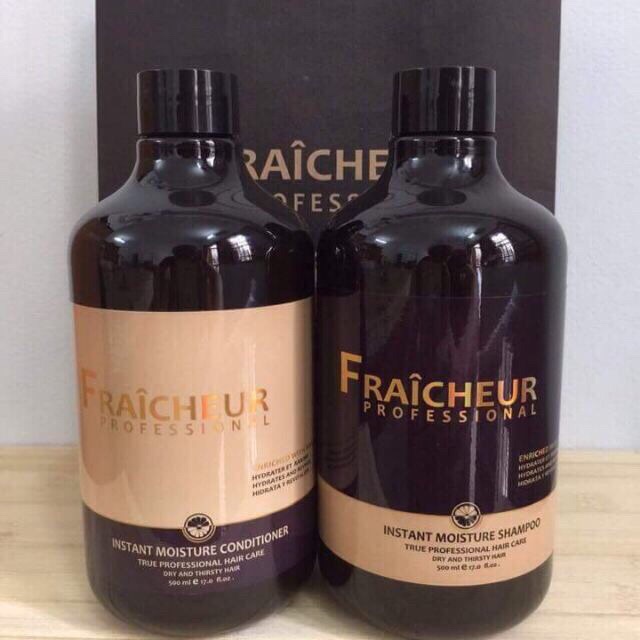 Dầu gội xả Fraicheur 500ml * 2 dưỡng ẩm phục hồi tóc hương nước hoa thơm lâu 96h chính hãng | HAIRSHOP1992