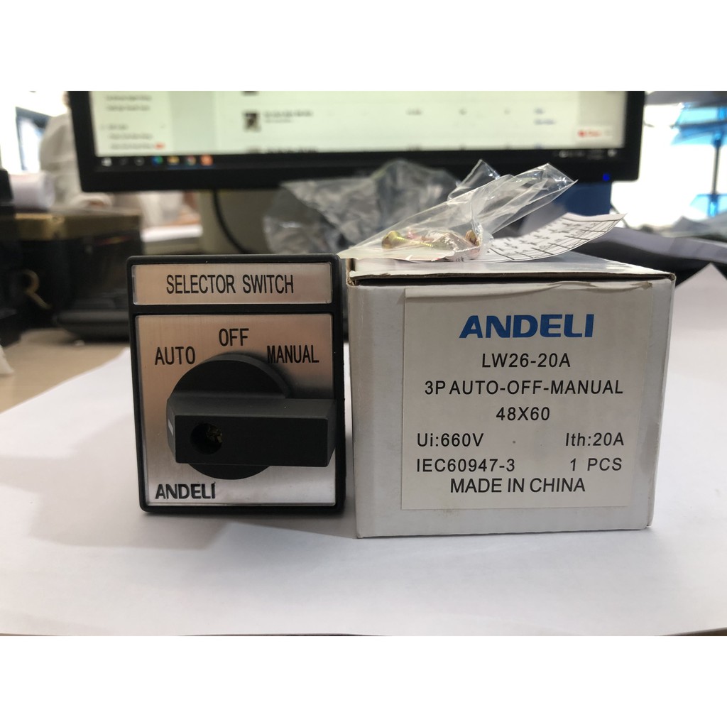 Chuyển mạch 3 vị trí Auto-Off-Manual | BigBuy360 - bigbuy360.vn